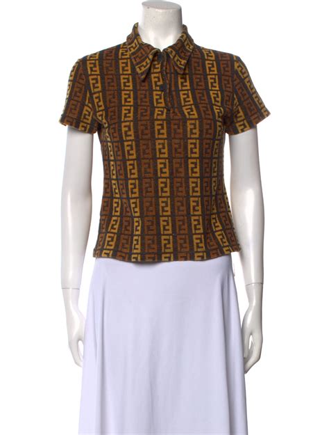 fendi button up shirt women's|Fendi dress shirts.